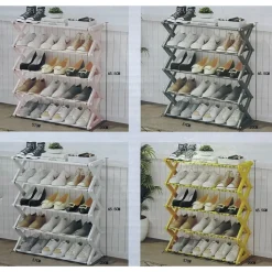 SCARPIERA PER INGRESSO ORGANIZZATORE SCARPE MOBILE MENSOLE STOCCAGGIO STRETTA 65,5X57X20CM