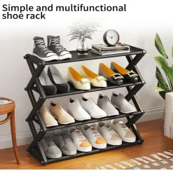 SCARPIERA PER INGRESSO ORGANIZZATORE SCARPE MOBILE MENSOLE STOCCAGGIO STRETTA 65,5X57X20CM