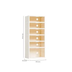 SCARPIERA PIEGHEVOLE IMPILABILE A 6 RIPIANI ANTIPOLVERE TRASPIRANTE 120X37X51CM