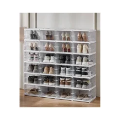 SCARPIERA PIEGHEVOLE IMPILABILE E COMNINABILE A 6 RIPIANI ANTIPOLVERE 105X34X25