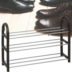 SCARPIERA SALVASPAZIO 3 RIPIANI FINO A 10 PAIAI DI SCARPE NEW DESIGN 65X44X19 CM