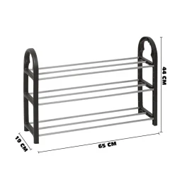 SCARPIERA SALVASPAZIO 3 RIPIANI FINO A 10 PAIAI DI SCARPE NEW DESIGN 65X44X19 CM