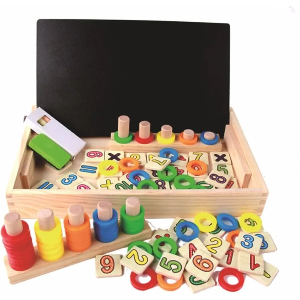 SCATOLA GIOCATTOLI EDUCATIVI DI CONTEGGIO GIOCATTOLO PER BAMBINI MULTIFUNZIONE