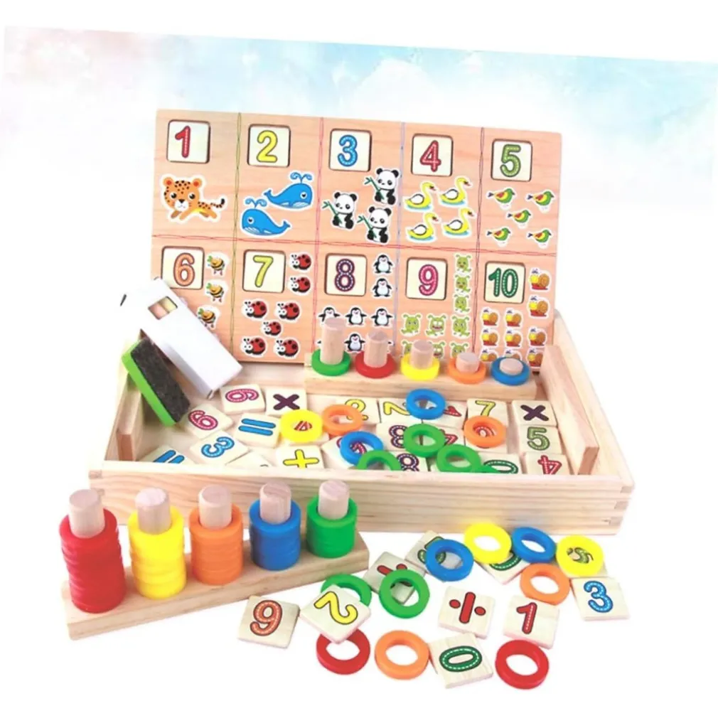 SCATOLA GIOCATTOLI EDUCATIVI DI CONTEGGIO GIOCATTOLO PER BAMBINI MULTIFUNZIONE