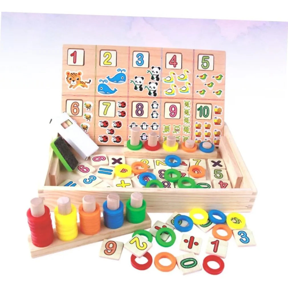 SCATOLA GIOCATTOLI EDUCATIVI DI CONTEGGIO GIOCATTOLO PER BAMBINI MULTIFUNZIONE