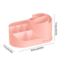 SCATOLA PORTAOGGETTI DA SCRIVANIA PORTA ROSSETTI COSMETICI CANCELLERIA PENNE PER TOLETTA