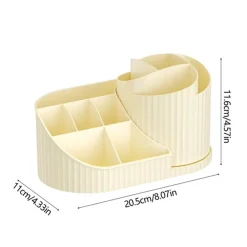 SCATOLA PORTAOGGETTI DA SCRIVANIA PORTA ROSSETTI COSMETICI CANCELLERIA PENNE PER TOLETTA