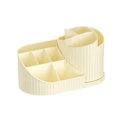 SCATOLA PORTAOGGETTI DA SCRIVANIA PORTA ROSSETTI COSMETICI CANCELLERIA PENNE PER TOLETTA