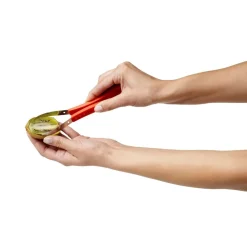 SCAVINO CUCCHIAIO MULTIFUNZIONE TAGLIO MELONE 3 IN 1 SPALLINATORE PER FRUTTA