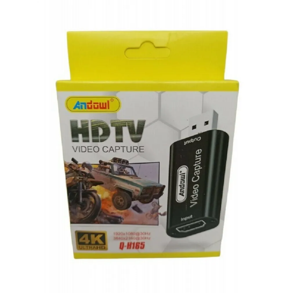 SCHEDA ACQUISIZIONE VIDEO CONNESSIONE USB HDMI VIDEO CAPTURE HD TV 4K Q-H165 PC