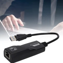 SCHEDA DA USB A INTERNET ABS STABILE AMBIENTALE USB 3.0 GIGABIT ETHERNET Q-C28