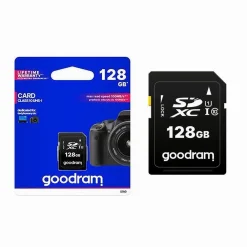 SCHEDA DI MEMORIA SD CARD 128 GB SDXC PER VIDEOCAMERE CLASSE 10 UHS-I S1A0-128GB