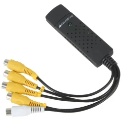 SCHEDA USB 2.0 GRABBER PC ACQUISIZIONE 4 CANALI VIDEO + 1 AUDIO PC NOTEBOOK NET