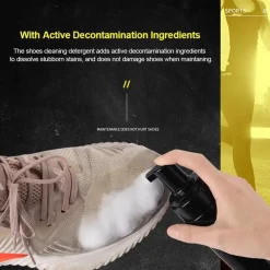 SCHIUMA DETERGENTE PER LA PULIZIA DI SCARPE SNEAKER CLEANING SENZA RISCIACQUO