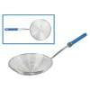 SCHIUMAROLA A RETE ACCIAIO PER FRITTI FRITTURA UTENSILI DA CUCINA 20 CM 66274