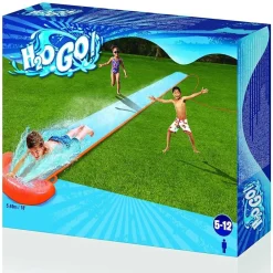 SCIVOLO ACQUATICO DA GIARDINO PISTA 5,49 MT RAMPA LANCIO E SPRUZZO 1 POSTO