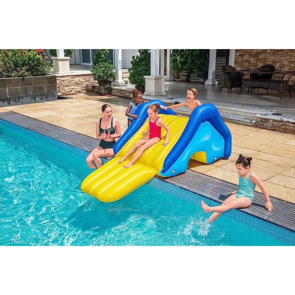 SCIVOLO GONFIABILE GIGANTE PER PISCINE INTERRATE 247X124X100CM PER BAMBINI 52453