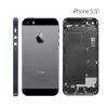 SCOCCA PANELLO POSTERIORE NERO BACK COVER TASTI TASTO VOLUME SLOT SIM IPHONE 5S