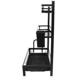 SCOLAPIATTI COLAPIATTI BASE APPOGGIO IN ACCIAIO 3 RIPIANI 42 X 25X 60 CM MJ-6014