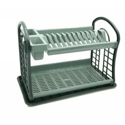 SCOLAPIATTI SCOLA PIATTI SCOLAPOSATE IN PLASTICA CUCINA ACCESSORI 42X30X28 CM