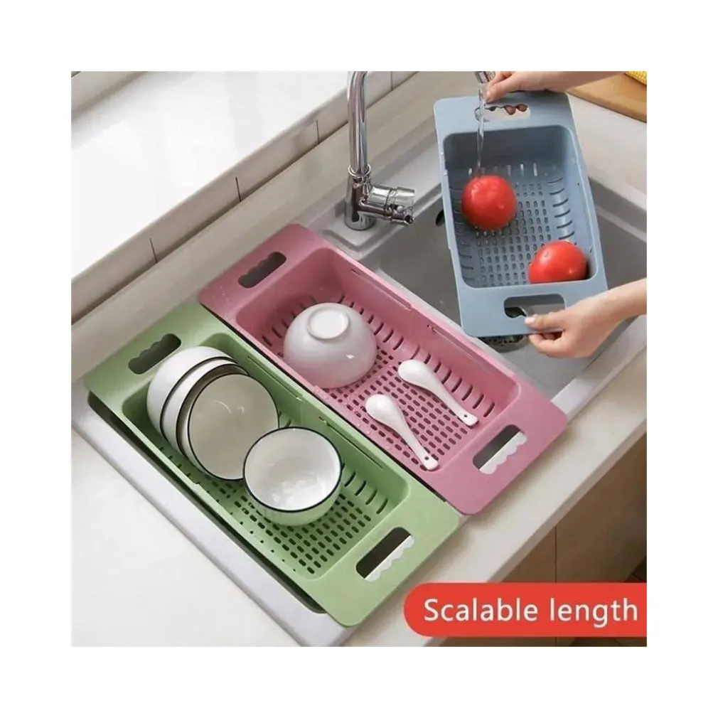 SCOLATUTTO ALLUNGABILE REGOLABILE SCOLA PIATTI GOCCIOLATOIO ACCESSORIO DA CUCINA