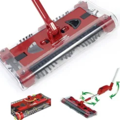 SCOPA ELETTRICA ROTANTE ASPIRAPOLVERE MANICO RUOTANTE SWIVEL SWEEPER SENZA FILI