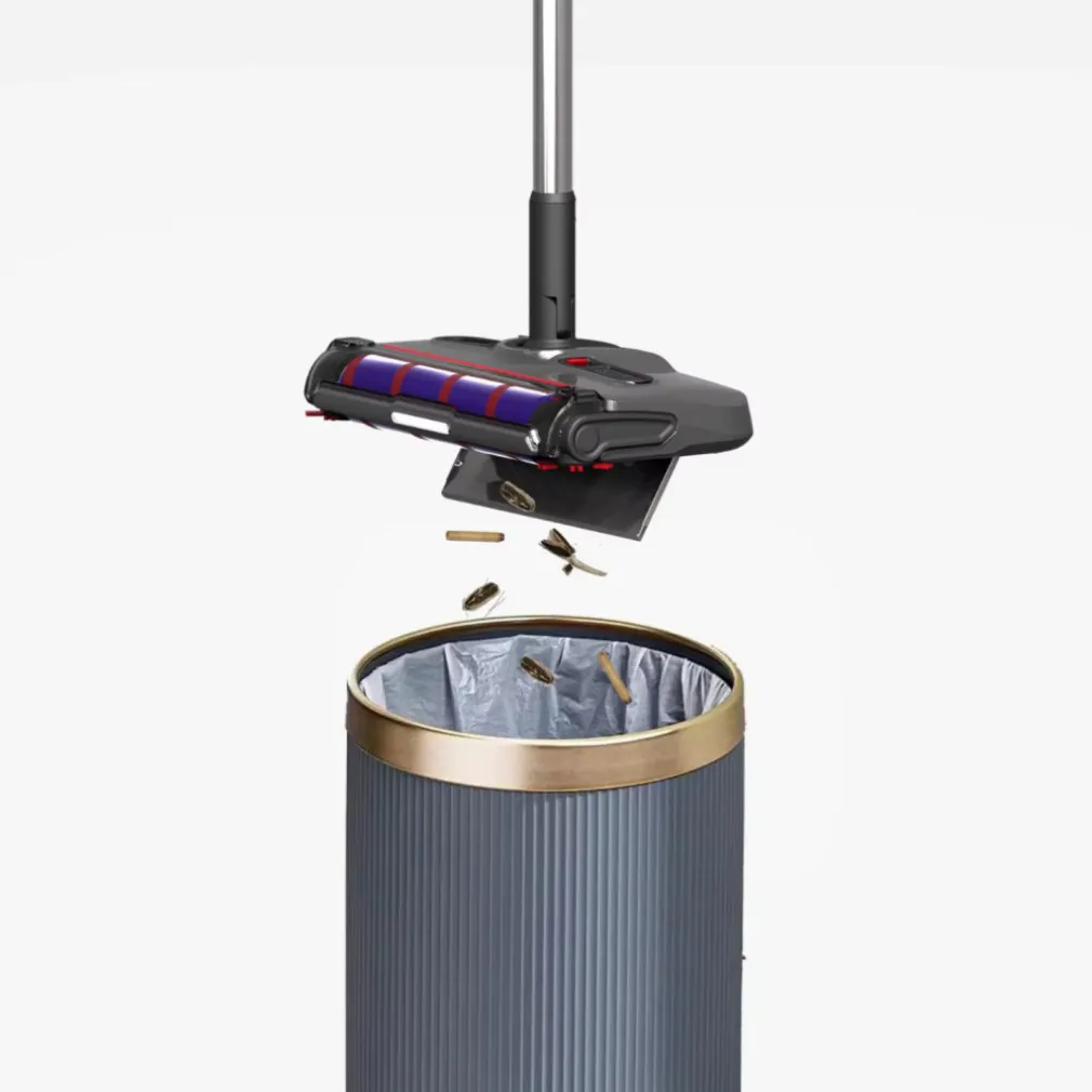 Scopa elettrica rotante senza fili con batteria potente leggera silenziosa snodabile