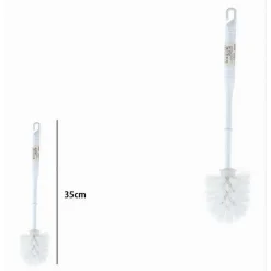 SCOPINO RICAMBIO SCOPETTINO PER WC BAGNO 35 CM CON MANICO PLASTICA BIANCO 87267