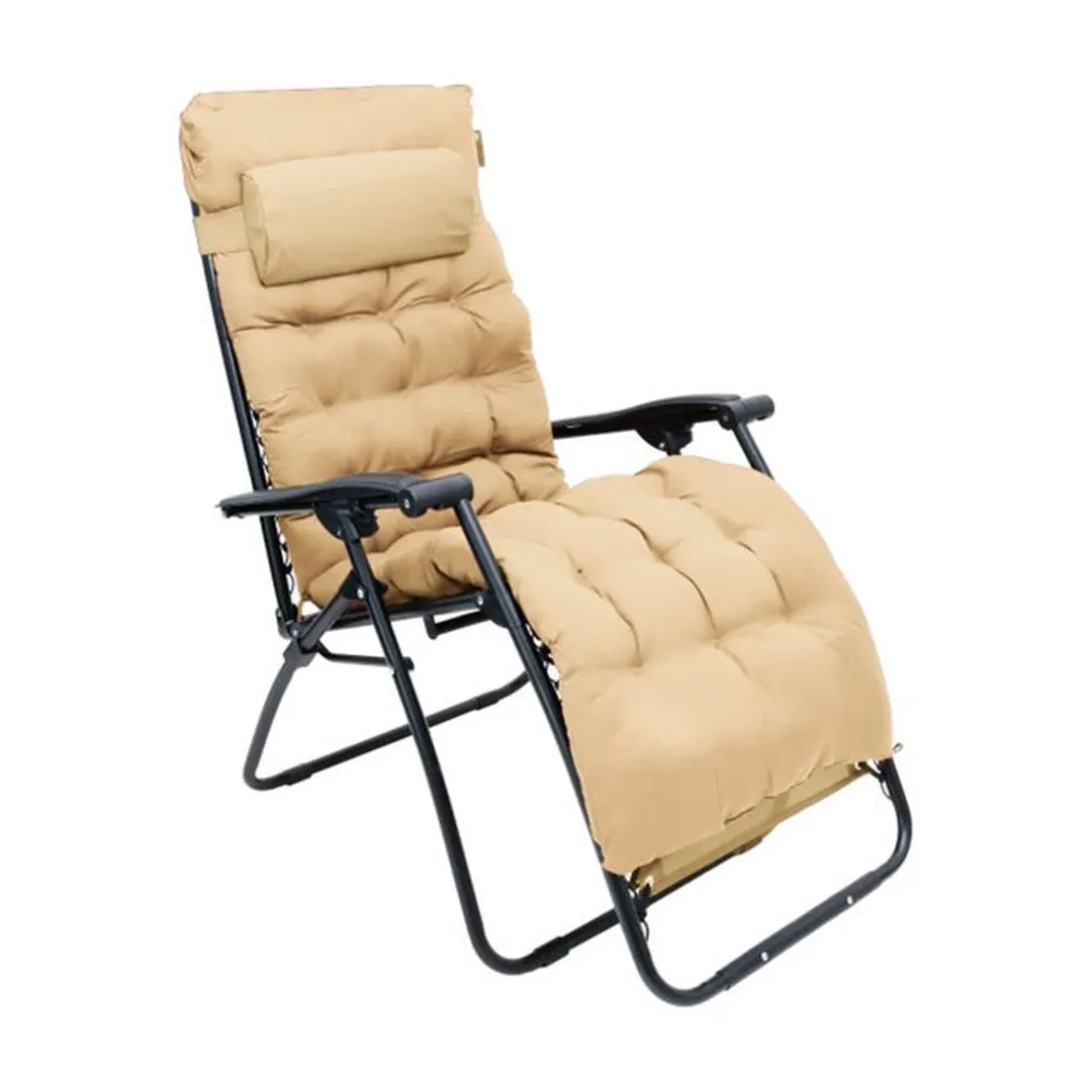 SDRAIO CON CUSCINO IMBOTTITO CREMA IN TEXTILENE POLTRONA RELAX TERRAZZO GIARDINO 483001