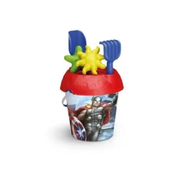 SECCHIELLO 18 CM AVENGERS FORMINE ACCESSORI GIOCHI MARE SPIAGGIA BAMBINE 861009