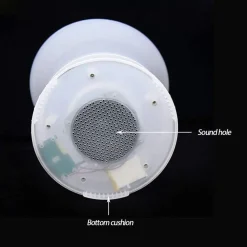 SECCHIELLO PER GHIACCIO A LED ALTOPARLANTE BLUETOOTH WIRELESS PORTATILE SPIAGGIA FESTE