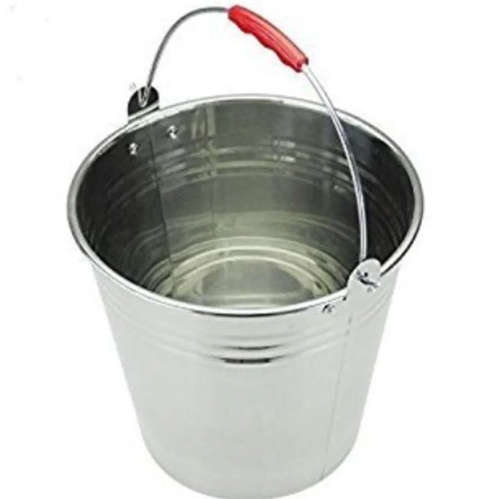 SECCHIO PATTUMIERA IN METALLO MULTIUSO MULTI FUNZIONE PITTURA PULIZIA 30CM