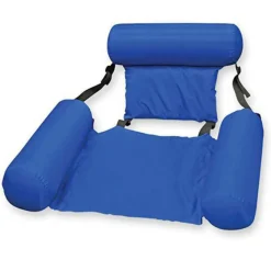 SEDIA A SDRAIO GONFIABILE AMACA PER MARE PISCINA GALLEGGIANTE PIEGHEVOLE 120CM