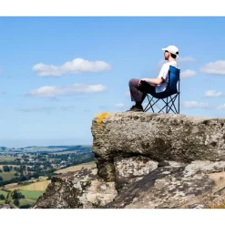 SEDIA PIPISTRELLO PIEGHEVOLE CON PORTABICCHIERE PESCA CAMPEGGIO MARE SPIAGGIA 350006