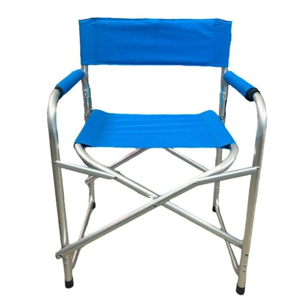 SEDIA REGISTA BLU IN ALLUMINIO PER MARE PESCA SPIAGGIA GIARDINO PIEGHEVOLE 490005