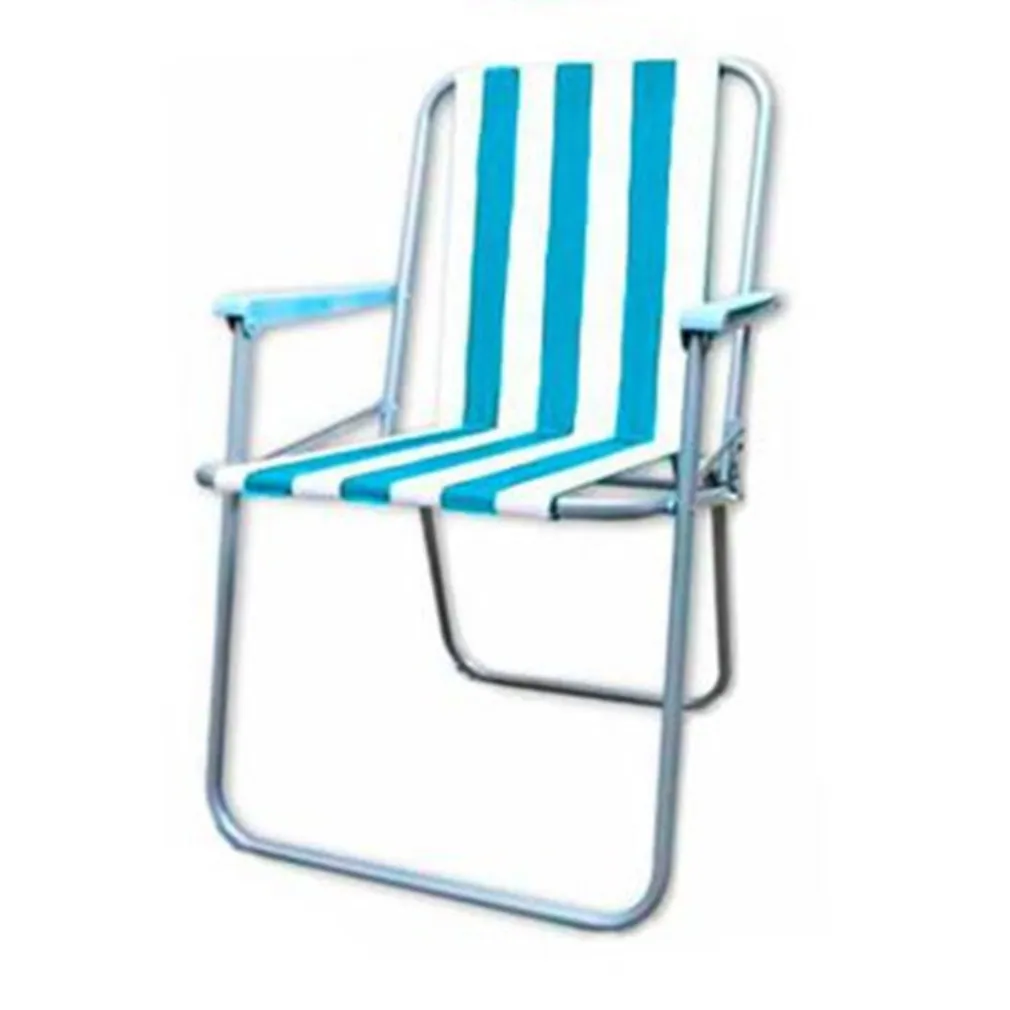 SEDIA RELAX ALTA SDRAIO SPIAGGINA PIEGHEVOLE MARE GIARDINO CAMPEGGIO OXFORD RIGATA 350009