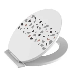 SEDILE COPRIVASO WC WATER COPRIWATER BAGNO PVC UNIVERSALE BIANCO ASTRATTO 59029