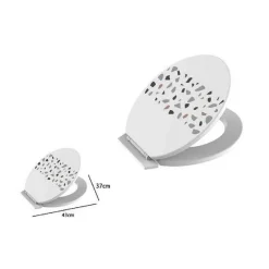 SEDILE COPRIVASO WC WATER COPRIWATER BAGNO PVC UNIVERSALE BIANCO ASTRATTO 59029