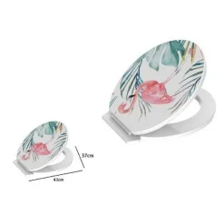 SEDILE COPRIVASO WC WATER COPRIWATER BAGNO IN PVC UNIVERSALE FENICOTTERO 59027