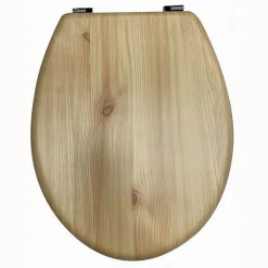 SEDILE COPRIWATER UNIVERSALE PER BAGNO COPRI WC WATER LEGNO 18" CERNIERE 52946A