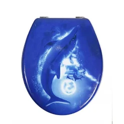 SEDILE COPRIWATER UNIVERSALE PER BAGNO COPRI WC WATER IN LEGNO DELFINO