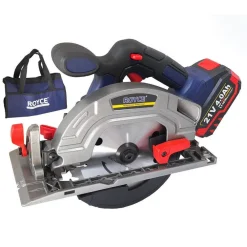 SEGA CIRCOLARE A BATTERIA 21V DISCO 165MM TAGLIO 4.0AH 5000RPM REGOLABILE 89817