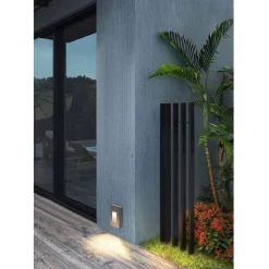 SEGNAPASSO DA ESTERNO FARETTO 12 WATT IP65 GRIGIO LUCE CALDA FREDDA ES62