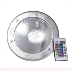 SEGNAPASSO FARETTO CALPESTABILE LED COB RGB 30W IP65 2700 LUMEN CON TELECOMANDO