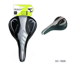 SELLA ERGONOMICA PER BICI RIFLETTORE SUL RETRO MORBIDA SPORTIVA SELLINO XC-1659