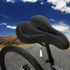 SELLA SEDIOLINO SEDILE SOFT PER BICI BICICLETTA NERO UNIVERSALE MTB CORSA CITTA'