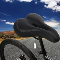 SELLA SEDIOLINO SEDILE SOFT PER BICI BICICLETTA NERO UNIVERSALE MTB CORSA CITTA'