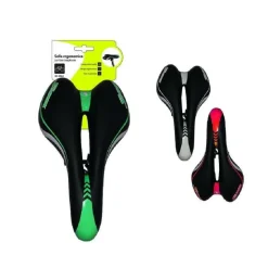 SELLA SELLINO BICI CON FORO TRASPIRANTE MORBIDA SPORTIVA ERGONOMICA BMX XC-2562