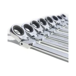 SERIE SET KIT 7 CHIAVI SNODO A CRICCHETTO FLESSIBILI IN VALIGETTA TRASPORTO