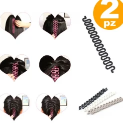 SERPENTE ACCESSORI PER CAPELLI FRENCH TRECCIA CRISS CROSSER ACCONCIATURA DONNA